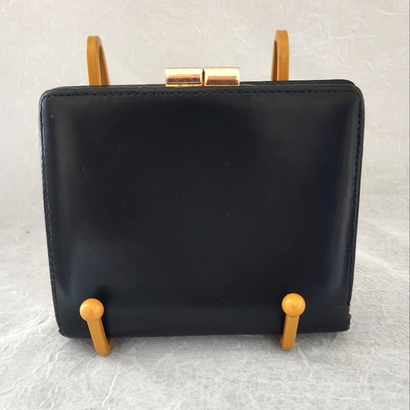 BURBERRY NOVA CHECK AUTHENTIC KISSLOCK WALLET VINTAGE - Picture 2 of 12